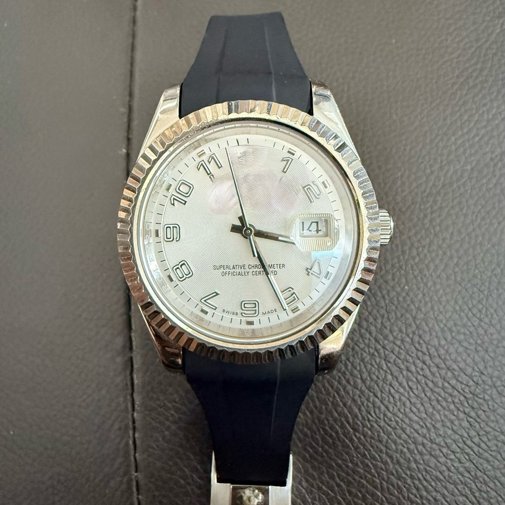White Gold Luxury Men's Watch